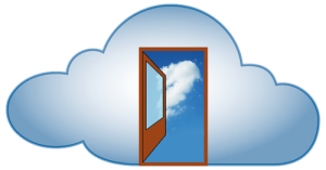 Door opening to the Cloud