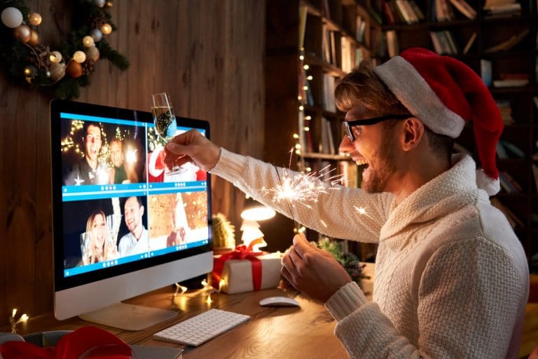 remote workers Kerstmis